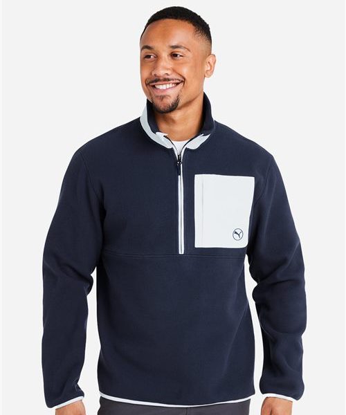 Puma Golf 628407 - Men's Fleece Quarter-Zip Pullover