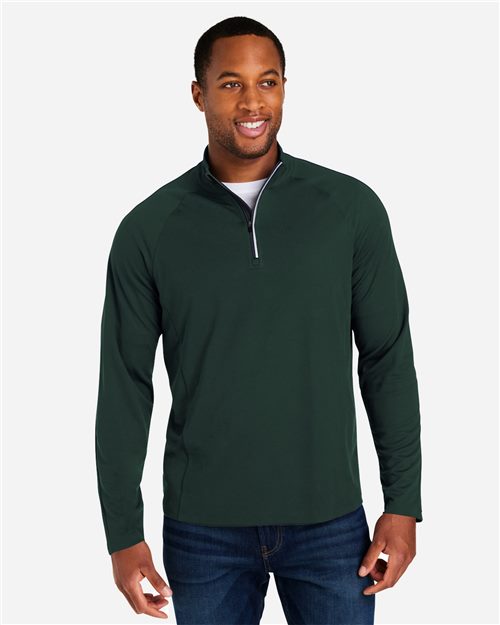 14486_fm CORE365 CE418 - Men's Origin Performance Pique Quarter-Zip Pullover - Image 1