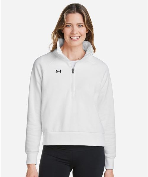Under Armour 1379492 - Women's Rival Fleece Quarter-Zip Pullover