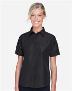 Harriton M580W - Women's Key West Short Sleeve Performance Staff Shirt