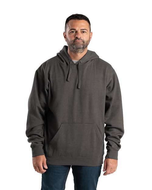 15991_fm Berne Apparel SP401T - Men's Tall Signature Sleeve Hooded Saweatshirt - Image 1