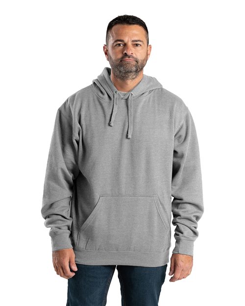 16003_fm Berne Apparel SP402GY - Signature Sleeve Hooded Sweatshirt - Image 1