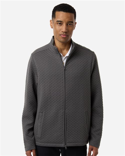 16192_fm Devon & Jones DG740 - Men's Berkley Textured Full-Zip Jacket - Image 1