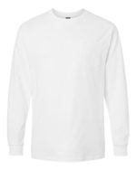 Gildan 2410 - Unisex Ultra Cotton® Long Sleeve Pocket T-Shirt - Image 7