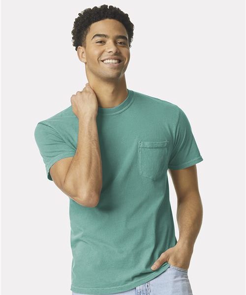 Comfort Colors 6030 - Unisex Garment-Dyed Heavyweight Pocket T-Shirt