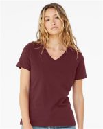 BELLA + CANVAS 6405 - Women’s Relaxed Jersey V-Neck Tee