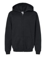 Gildan 18600B - Youth Heavy Blend™ Full-Zip Hooded Sweatshirt - Image 2