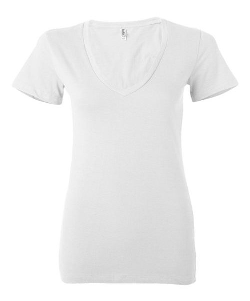 BELLA + CANVAS 6035 - Women’s Jersey Deep V-Neck Tee