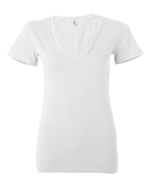 2259_fm BELLA + CANVAS 6035 - Women’s Jersey Deep V-Neck Tee - Image 1