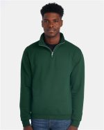 JERZEES 995MR - Unisex Nublend® Cadet Collar Quarter-Zip Sweatshirt