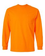 Gildan 2410 - Unisex Ultra Cotton® Long Sleeve Pocket T-Shirt - Image 5