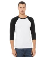 BELLA + CANVAS 3200 - Unisex Three-Quarter Sleeve Baseball Tee