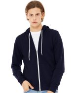 BELLA + CANVAS 3739 - Unisex Sponge Fleece Full-Zip Hoodie Sweatshirt