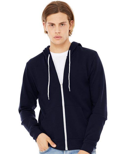2769_fm BELLA + CANVAS 3739 - Unisex Sponge Fleece Full-Zip Hoodie Sweatshirt - Image 1