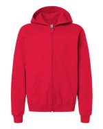 Gildan 18600B - Youth Heavy Blend™ Full-Zip Hooded Sweatshirt - Image 4