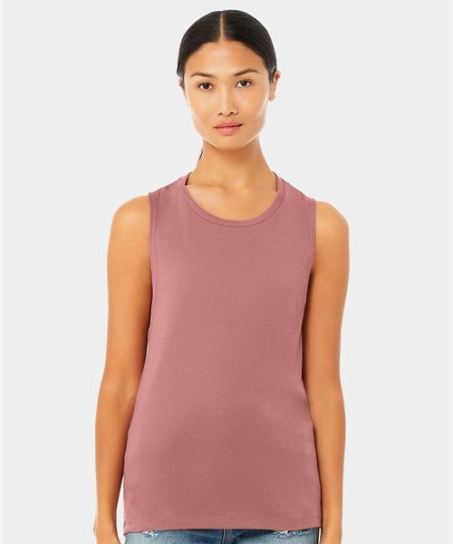 BELLA + CANVAS 8803 - Women's Flowy Scoop Muscle Tank