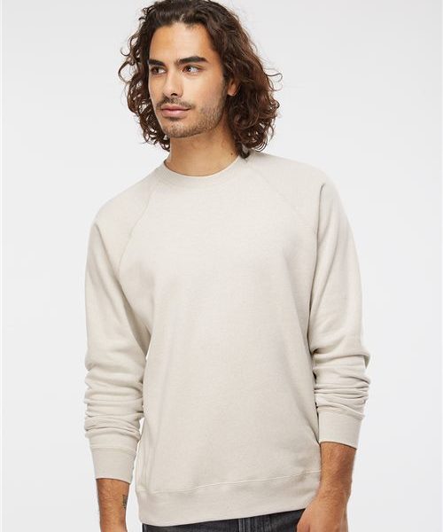 Independent Trading Co. PRM30SBC - Unisex Special Blend Raglan Crewneck Sweatshirt