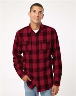 Burnside 8210 - Men's Yarn-Dyed Flannel Shirt