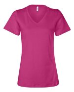 BELLA + CANVAS 6405 - Women’s Relaxed Jersey V-Neck Tee - Image 2