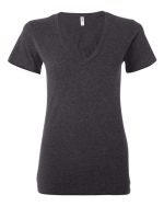 BELLA + CANVAS 6035 - Women’s Jersey Deep V-Neck Tee - Image 4