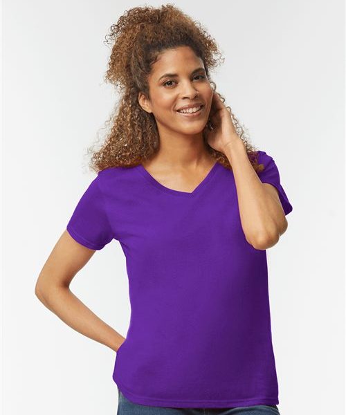 Gildan 5V00L - Women's Heavy Cotton™ V-Neck T-Shirt