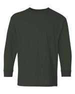 Gildan 5400B - Youth Heavy Cotton™ Long Sleeve T-Shirt - Image 4