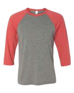 BELLA + CANVAS 3200 - Unisex Three-Quarter Sleeve Baseball Tee - Image 9