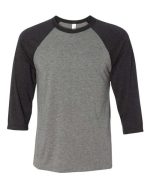 BELLA + CANVAS 3200 - Unisex Three-Quarter Sleeve Baseball Tee - Image 6