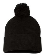 Sportsman SP15 - 12" Pom-Pom Cuffed Beanie - Image 2
