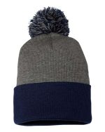 Sportsman SP15 - 12" Pom-Pom Cuffed Beanie - Image 7