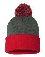 Sportsman SP15 - 12" Pom-Pom Cuffed Beanie - Image 8