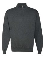 JERZEES 995MR - Unisex Nublend® Cadet Collar Quarter-Zip Sweatshirt - Image 4