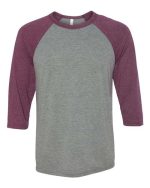 BELLA + CANVAS 3200 - Unisex Three-Quarter Sleeve Baseball Tee - Image 7