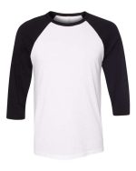 BELLA + CANVAS 3200 - Unisex Three-Quarter Sleeve Baseball Tee - Image 14