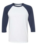 BELLA + CANVAS 3200 - Unisex Three-Quarter Sleeve Baseball Tee - Image 17