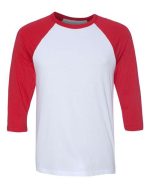 BELLA + CANVAS 3200 - Unisex Three-Quarter Sleeve Baseball Tee - Image 18