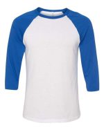 BELLA + CANVAS 3200 - Unisex Three-Quarter Sleeve Baseball Tee - Image 19