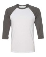 BELLA + CANVAS 3200 - Unisex Three-Quarter Sleeve Baseball Tee - Image 13