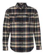Burnside 8210 - Men's Yarn-Dyed Flannel Shirt - Image 3