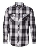 Burnside 8202 - Men's Plaid Shirt - Image 4