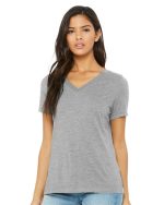 BELLA + CANVAS 6405CVC - Women's Relaxed Heather CVC V-Neck Tee