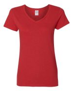 Gildan 5V00L - Women's Heavy Cotton™ V-Neck T-Shirt - Image 12