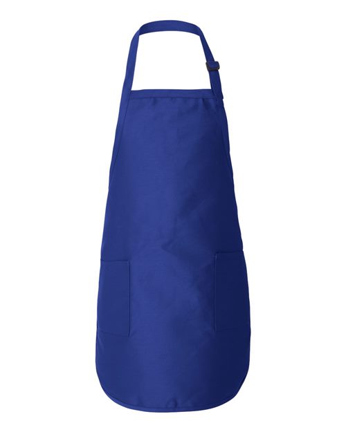 4322_fm Q-Tees Q4350 - Full-Length Apron with Pockets - Image 1