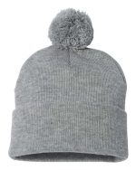 Sportsman SP15 - 12" Pom-Pom Cuffed Beanie - Image 17