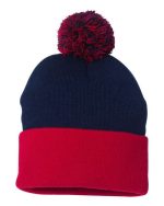 Sportsman SP15 - 12" Pom-Pom Cuffed Beanie - Image 20