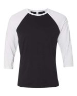 BELLA + CANVAS 3200 - Unisex Three-Quarter Sleeve Baseball Tee - Image 4