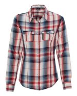Burnside 5222 - Women's Plaid Shirt - Image 3