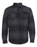 Burnside 8610 - Men's Quilted Flannel Shirt Jacket - Image 2