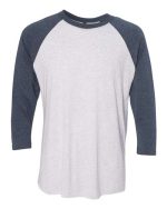 Next Level 6051 - Unisex Triblend Three-Quarter Raglan T-Shirt - Image 2