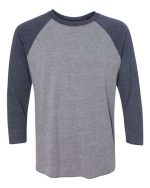 Next Level 6051 - Unisex Triblend Three-Quarter Raglan T-Shirt - Image 9